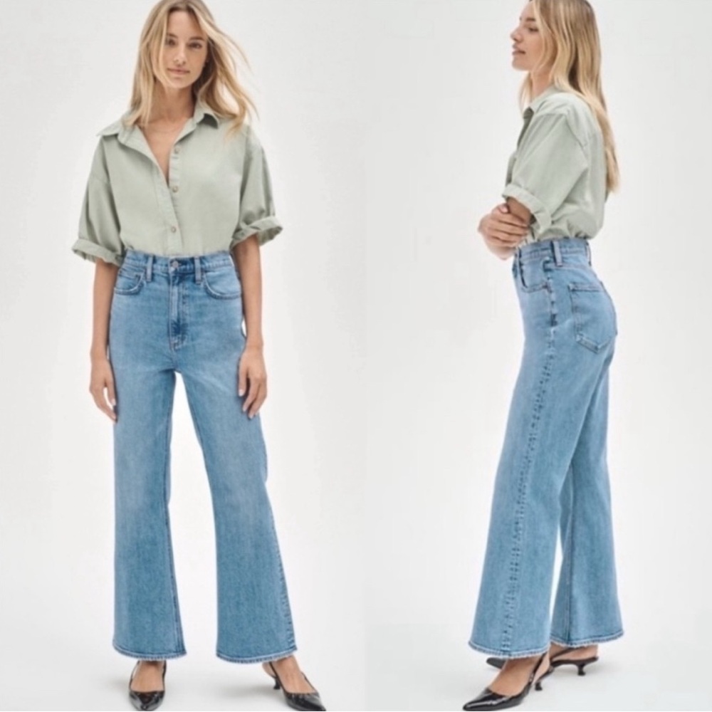 Denim Forum The Twiggy High Rise Flare Jeans